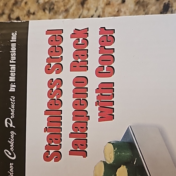 New King Kooker Stainless Steel 36 hole jalapeno Rack with corer - Picture 7 of 9